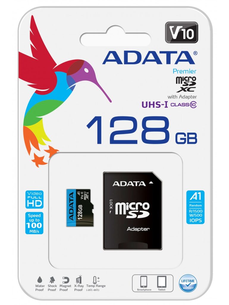 כרטיס זיכרון 128 gb adata