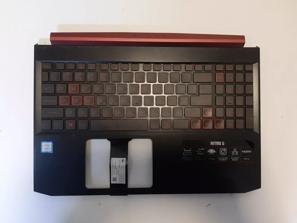 מקלדת לACER NITRO 5 עיצוב עברית אנגלית