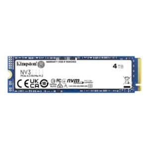 כונן SSD פנימי Kingston NV3 4TB NVMe PCIe Gen4 M.2