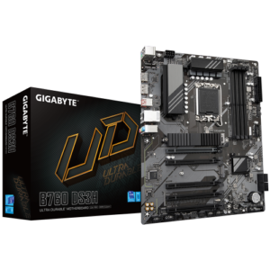 🔥 Gigabyte B760 DS3H DDR5 ATX – לוח מלא עם 4 סלוטים 🔥