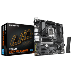 ⚡ Gigabyte B760M DS3H WF6E GEN5 DDR5 – קומפקטי עם WiFi ו-PCIe 5.0 ⚡