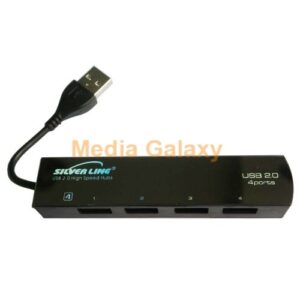 מפצל USB-2.0 קומפקטי ל-4 חיבורים מפצל USB-2.0 קומפקטי ל-4 חיבורים