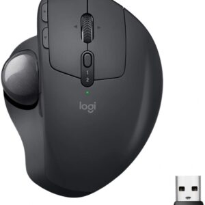 עכבר טראקבול ארגונומי אלחוטי Logitech MX ERGO עכבר טראקבול ארגונומי אלחוטי Logitech MX ERGO