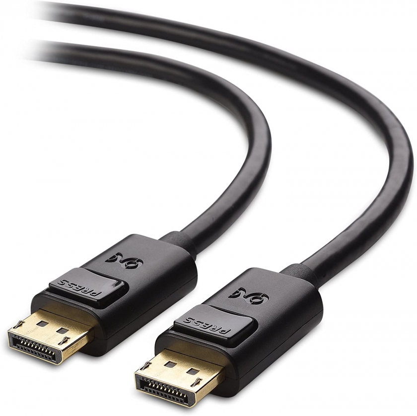 כבל Displayport באורך 1 מטר Ver-1.2 4K 60Hz