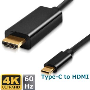 כבל USB-3.1 Type C לחיבור HDMI אורך 1.8 מטר – 4K 60Hz