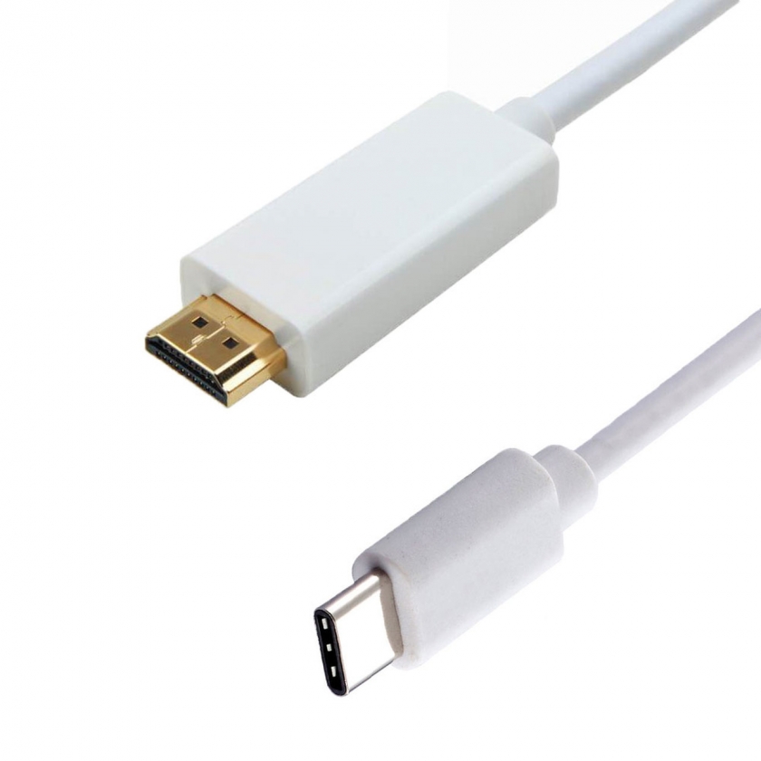 כבל USB-3.1 Type C לחיבור HDMI אורך 3 מטר – 4K 30Hz