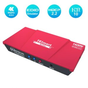 מפצל HDMI אקטיבי מקצועי ל-2 מסכים 4K 60hz מפצל HDMI אקטיבי מקצועי ל-2 מסכים 4K 60hz