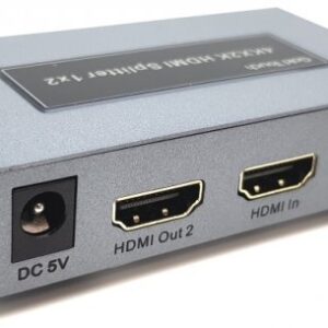 מפצל HDMI Splitter ל-2 מסכים בו זמנית כולל הגברה. תקן 1.4 ותמיכה ב-4K מפצל HDMI Splitter ל-2 מסכים בו זמנית כולל הגברה. תקן 1.4 ותמיכה ב-4K