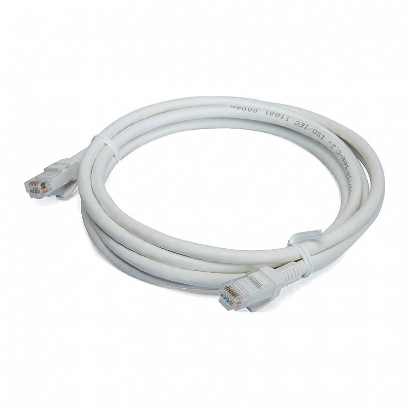 כבל רשת RJ45 מסוכך CAT6 באורך 2 מטר בצבע אפור