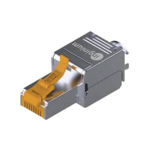 תקע זכר מקצועי RJ45 לחיצה עצמית לכבל CAT7 או CAT6a תקע זכר מקצועי RJ45 לחיצה עצמית לכבל CAT7 או CAT6a