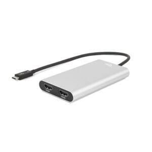 מתאם Thunderbolt 3 ל-2 חיבורי HDMI 4K 60hz מתאם Thunderbolt 3 ל-2 חיבורי HDMI 4K 60hz
