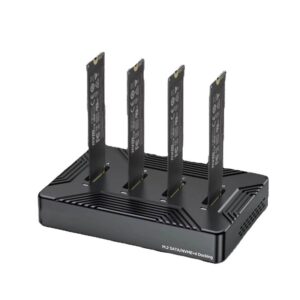 עמדת שיכפול לכונני M.2 NVMe/SATA ללא מחשב עמדת שיכפול לכונני M.2 NVMe/SATA ללא מחשב