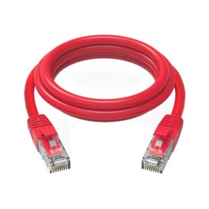 כבל רשת RJ45 מסוכך CAT6 באורך 2 מטר בצבע אדום כבל רשת RJ45 מסוכך CAT6 באורך 2 מטר בצבע אדום