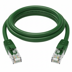 כבל רשת RJ45 מסוכך CAT6 באורך 0.3 מטר בצבע ירוק כבל רשת RJ45 מסוכך CAT6 באורך 0.3 מטר בצבע ירוק