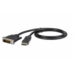 כבל וידאו עם חיבור Displayport לחיבור DVI באורך 3 מטר כבל וידאו עם חיבור Displayport לחיבור DVI באורך 3 מטר