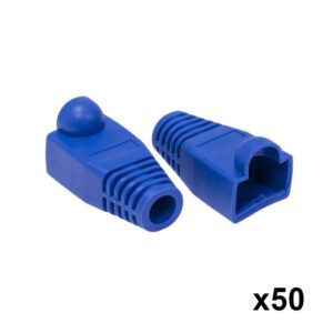 50 יחידות כיסוי גומי לקונקטור RJ45 – צבע כחול 50 יחידות כיסוי גומי לקונקטור RJ45 – צבע כחול
