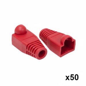 50 יחידות כיסוי גומי לקונקטור RJ45 – צבע אדום 50 יחידות כיסוי גומי לקונקטור RJ45 – צבע אדום
