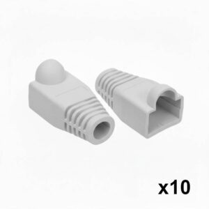 10 יחידות כיסוי גומי לקונקטור RJ45 – צבע אפור 10 יחידות כיסוי גומי לקונקטור RJ45 – צבע אפור