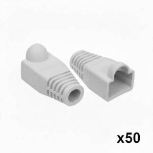 50 יחידות כיסוי גומי לקונקטור RJ45 – צבע אפור 50 יחידות כיסוי גומי לקונקטור RJ45 – צבע אפור
