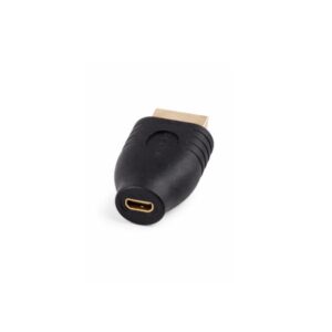 מתאם מוזהב micro HDMI נקבה ל-HDMI זכר מתאם מוזהב micro HDMI נקבה ל-HDMI זכר
