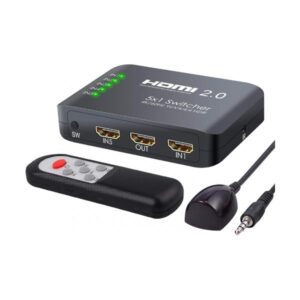 ממתג HDMI-2.0 4K עם 5 כניסות ושלט – HDMI Switch 1:5 ממתג HDMI-2.0 4K עם 5 כניסות ושלט – HDMI Switch 1:5