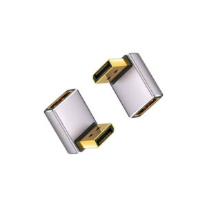 מתאם זוויתי DISPLAYPORT 1.4 8K@60HZ זכר-נקבה למעלה מתאם זוויתי DISPLAYPORT 1.4 8K@60HZ זכר-נקבה למעלה