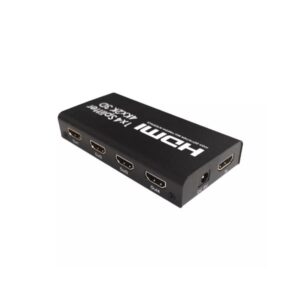 מפצל HDMI Splitter ל-4 מסכים בו זמנית כולל הגברה – תמיכה ב-4K מפצל HDMI Splitter ל-4 מסכים בו זמנית כולל הגברה – תמיכה ב-4K