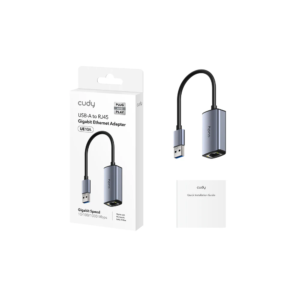 כרטיס רשת Cudy UE10A USB-A ל-RJ45 עד 1Gbps כרטיס רשת Cudy UE10A USB-A ל-RJ45 עד 1Gbps