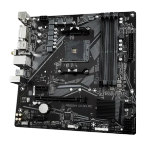 לוח אם Gigabyte A520M DS3H AC 1.4 DDR4 M.2 WIFI BT AM4