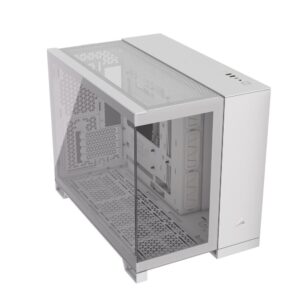 מארז Corsair 2500X Mini-Tower mATX Tempered Glass NO FANS White מארז Corsair 2500X Mini-Tower mATX Tempered Glass NO FANS White