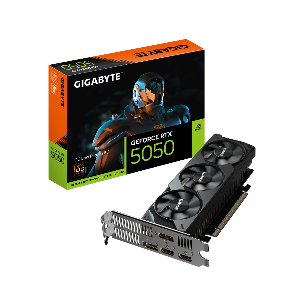 כרטיס מסך Gigabyte GeForce RTX 5050 8GB OC Low profile