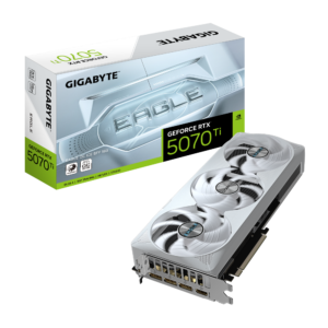 כרטיס מסך GIGABYTE GeForce RTX 5070 Ti EAGLE OC ICE SFF 16G כרטיס מסך GIGABYTE GeForce RTX 5070 Ti EAGLE OC ICE SFF 16G