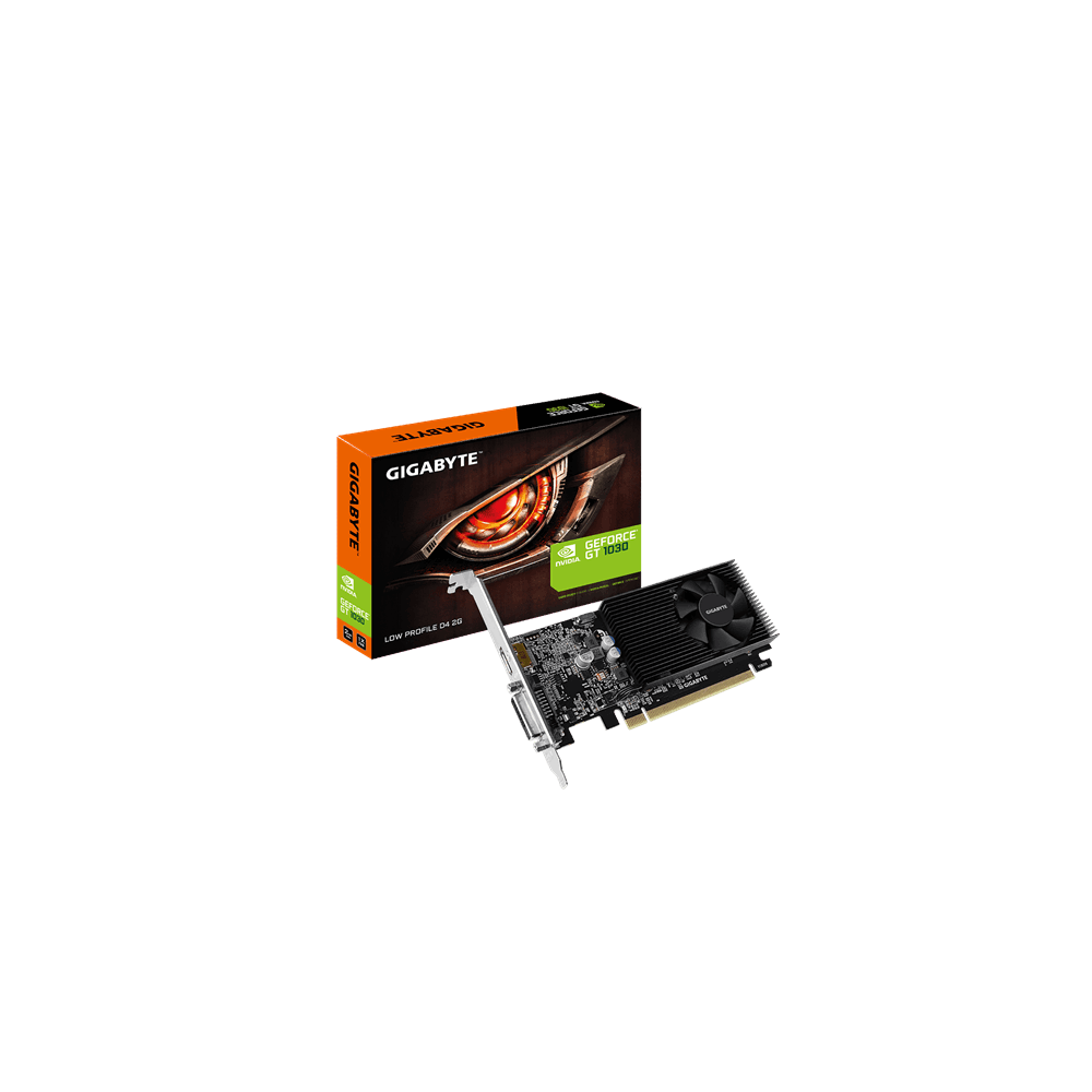 כרטיס מסך Gigabyte GT 1030 2GB DDR4 DVI HDMI Low Profile