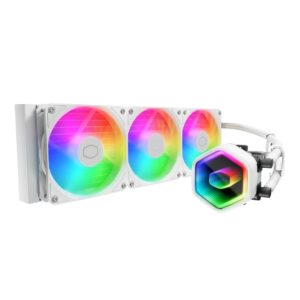 קירור נוזלי Cooler Master 360 Core II White 280W TDP Intel/Amd קירור נוזלי Cooler Master 360 Core II White 280W TDP Intel/Amd