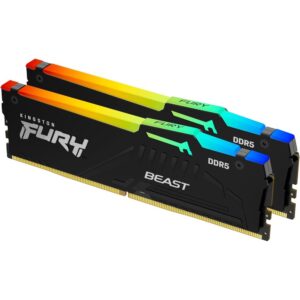 זכרון לנייח KINGSTON FURY BEAST RGB 32GB 2X16GB 6000MHZ CL36 EXPO/XMP זכרון לנייח KINGSTON FURY BEAST RGB 32GB 2X16GB 6000MHZ CL36 EXPO/XMP