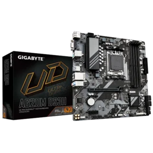 לוח למעבדי Gigabyte A620M DS3H DDR5 PCIE4.0 DP HDMI VGA AMD AM5