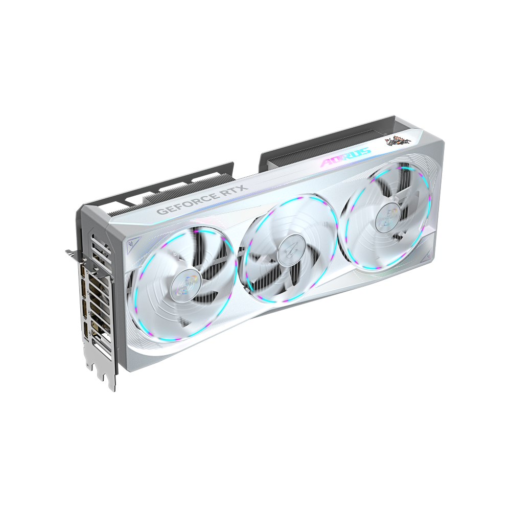 כרטיס מסך AORUS GeForce RTX 5080 MASTER ICE 16G White