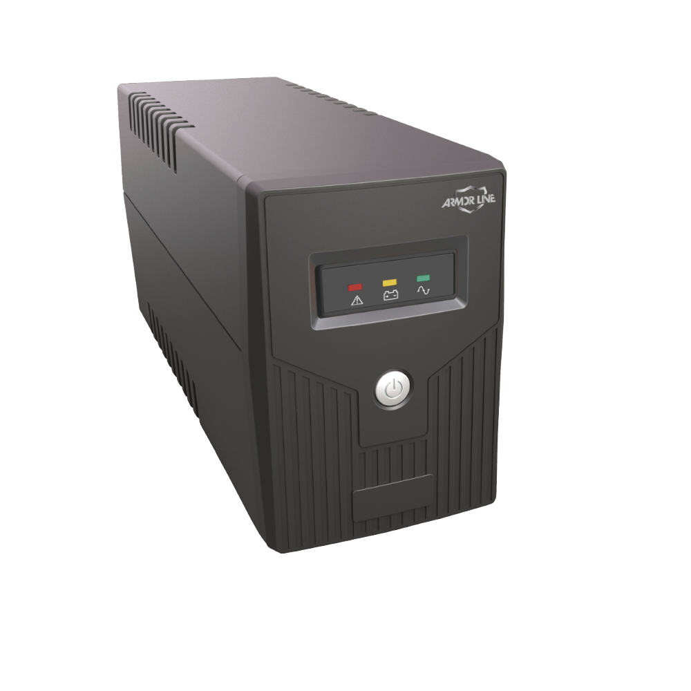 אל פסק ARMOR LINE UPS 1000VA 600W עם USB ו-4 שקעים