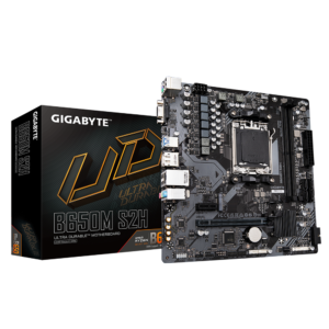 לוח Gigabyte B650M S2H 1.4 AM5 Micro-Atx DDR5 DP HDMI AMD לוח Gigabyte B650M S2H 1.4 AM5 Micro-Atx DDR5 DP HDMI AMD