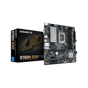 לוח אם אינטל Gigabyte B760M D3HP DDR5 VGA HDMI DP LGA1700 לוח אם אינטל Gigabyte B760M D3HP DDR5 VGA HDMI DP LGA1700