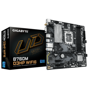לוח אם אינטל GIGABYTE B760M D3HP WIFI6 mATX DP HDMI VGA LGA1700 לוח אם אינטל GIGABYTE B760M D3HP WIFI6 mATX DP HDMI VGA LGA1700