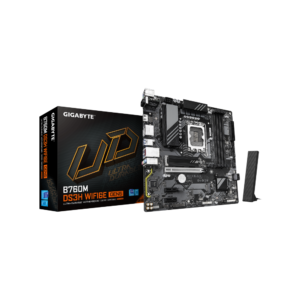 לוח אם Gigabyte B760M DS3H WF6E GEN5 Micro-Atx DDR5 לוח אם Gigabyte B760M DS3H WF6E GEN5 Micro-Atx DDR5