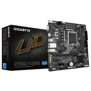 לוח למעבדי אינטל Gigabyte B760M H DDR4 Micro Atx LGA1700 לוח למעבדי אינטל Gigabyte B760M H DDR4 Micro Atx LGA1700