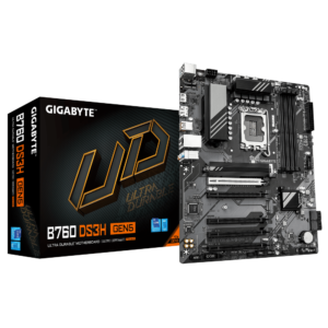 לוח אם אינטל Gigabyte B760 DS3H DDR5 Gen5 ATX DP HDMI LGA1700 לוח אם אינטל Gigabyte B760 DS3H DDR5 Gen5 ATX DP HDMI LGA1700