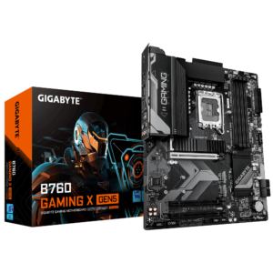 לוח למעבדי אינטל Gigabyte B760 Gaming X Gen5 DDR5 ATX LGA1700 לוח למעבדי אינטל Gigabyte B760 Gaming X Gen5 DDR5 ATX LGA1700