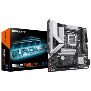 לוח למעבד דור 15 Gigabyte B860M EAGLE V2 M-ATX 2.5GB LAN לוח למעבד דור 15 Gigabyte B860M EAGLE V2 M-ATX 2.5GB LAN