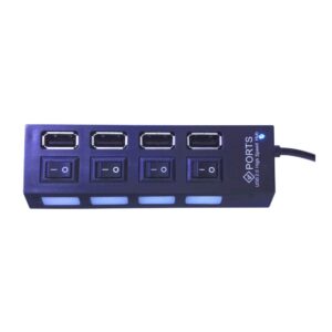 מפצל 4 PORT USB 2.0 אקטיבי כולל חיבור מתח