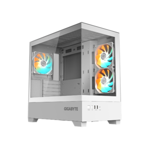 מארז לבן GIGABYTE C201 PANORAMIC ICE Micro-ATX 3XARGB Fans מארז לבן GIGABYTE C201 PANORAMIC ICE Micro-ATX 3XARGB Fans
