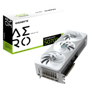 כרטיס מסך GIGABYTE GeForce RTX 5070 Ti AERO OC 16G כרטיס מסך GIGABYTE GeForce RTX 5070 Ti AERO OC 16G