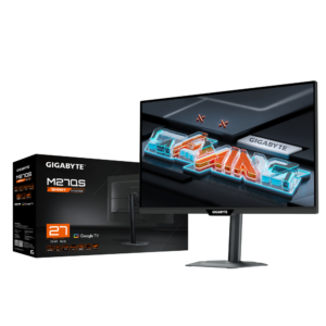 מסך גיימינג חכם Gigabyte M27QS 2K SS IPS 1Ms 180Hz Google TV מסך גיימינג חכם Gigabyte M27QS 2K SS IPS 1Ms 180Hz Google TV